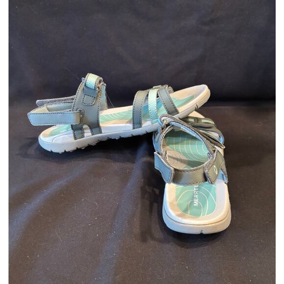 Women’s Merrell Lissum Ridge Convertible Sandals Sedona Gray Green Shoes, size 8 - Picture 1 of 4